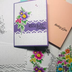 DIY Kartenset, Kartenherstellung, Geburtstagskarte, Dankes-Karte, Benutzerdefinierte Karte Kit, Bastelset, Freundschaftskarte, Osterkarte, Gute Besserung Karte