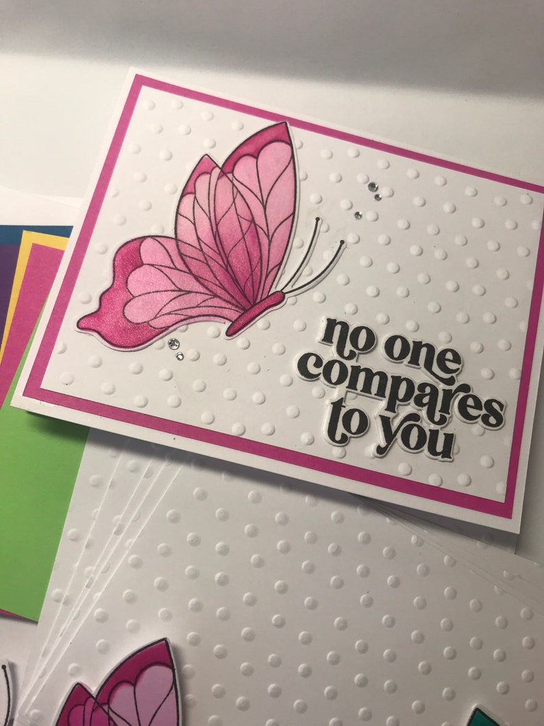 DIY Card Kit Craft Kit Birthday Card Kit Thinking of You Etsy