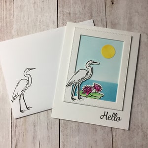 Tarjeta hecha a mano, tarjeta estampada, tarjeta de cumpleaños, tarjeta de amistad, tarjeta "porque sí", tarjeta personalizada, tarjeta Stampin' Up, tarjeta de mar, tarjeta de océano