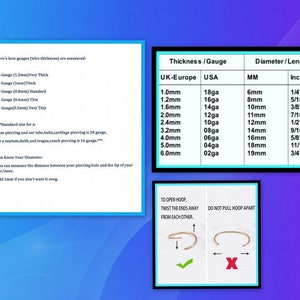 SALE Fire Snow White Opal Cartilage Earring-Gold Helix Hoop-Top Ear Piercing-Tragus, Nose Jewelry-16g 18g 20g 22g 24g-October's Birthstone image 6