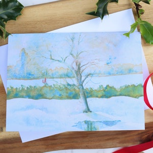 CHRISTMAS CARD Winters Walk