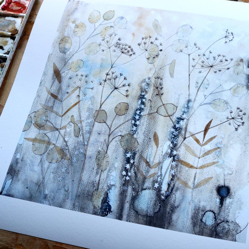 Honesty Watercolour Giclee Print image 2