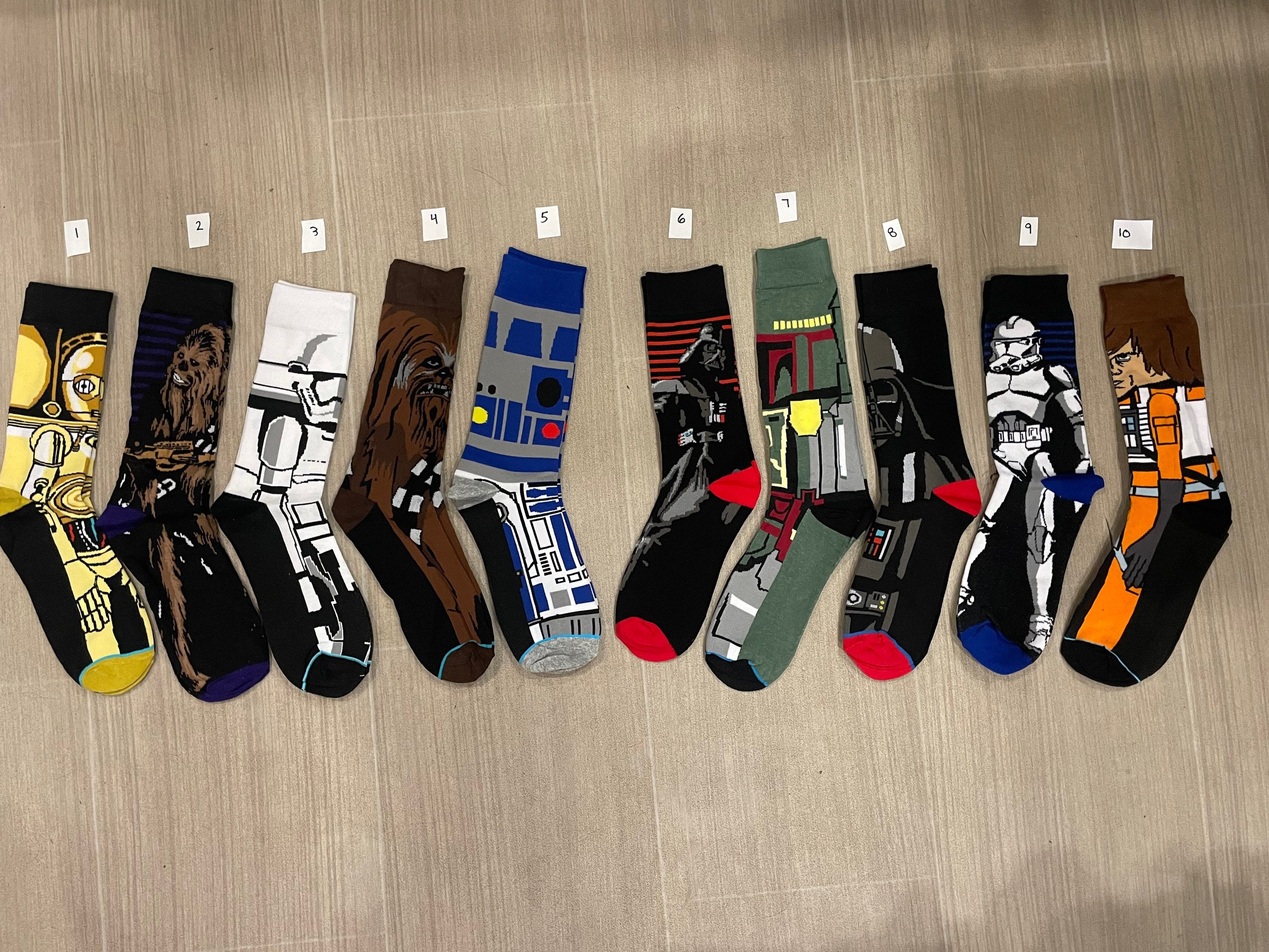 Star Wars Glow in Dark Crew Socks