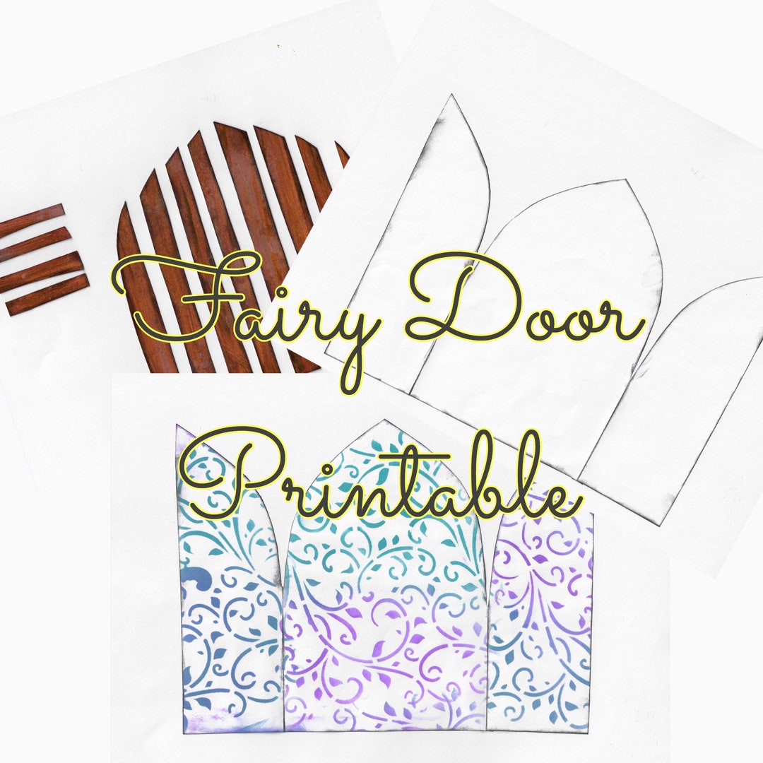 Fairy Door Printable Card / Pocket / Junk Journal Page - Etsy