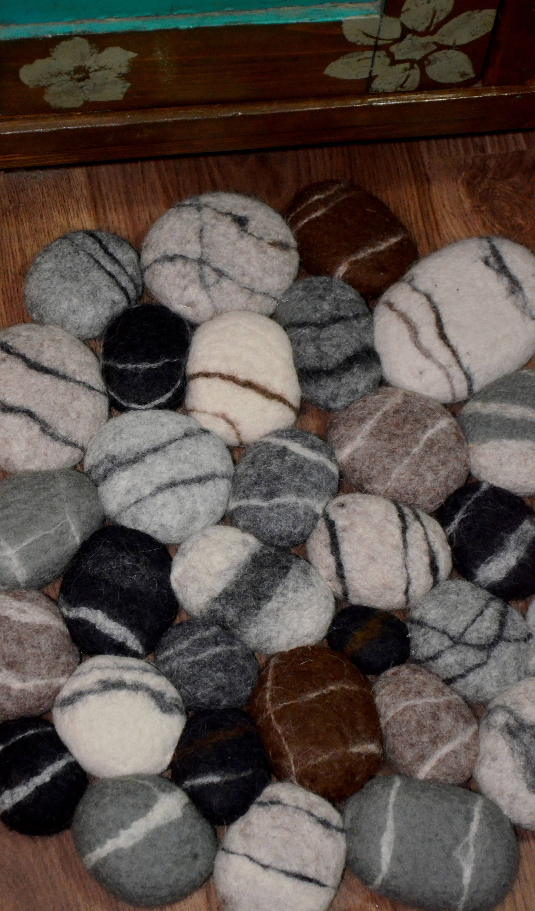 Felt stone rug Felt carpet Felted wool stone Felt Stone Etsy