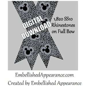 Plantilla SVG de lazo inspirado en ratón para descargar digitalmente de Embellished Appearance