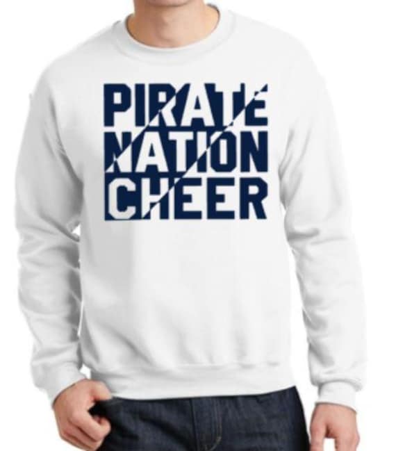 White Pirates Nation Cheer Crew Sweatshirt
