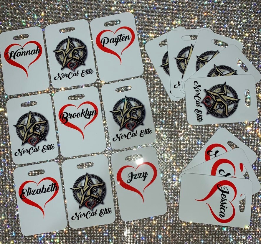 Custom Sublimated Luggage Bag Tags 2.75in X 4in Includes Etsy