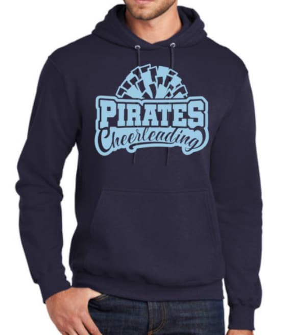 Pirates Cheerleading Navy Hoodie