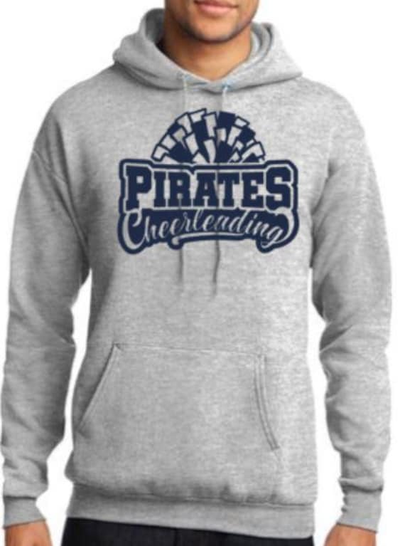 Pirates Cheerleading Gray Hoodie