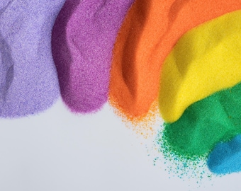 Sabbia colorata per matrimoni: cerimonia dell'unità, centrotavola decorativo