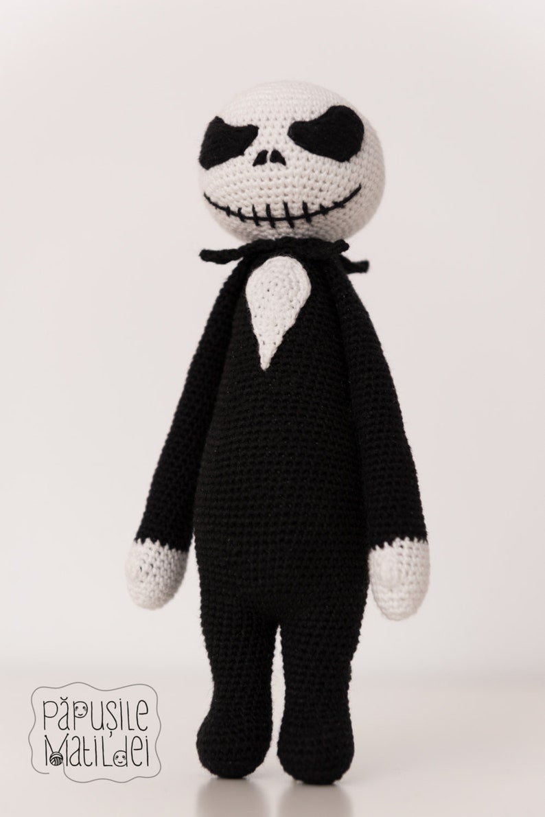 READY TO SHIP Jack Skellington / Custom Handmade Crochet Doll