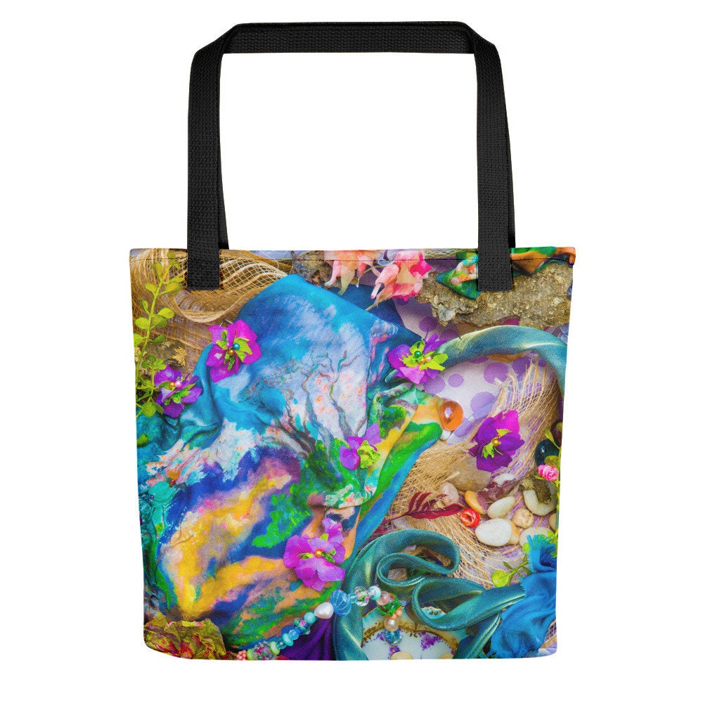 College Romance Wearable Art Tote Bag Etsy
