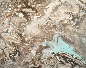 Abstract mixed media painting