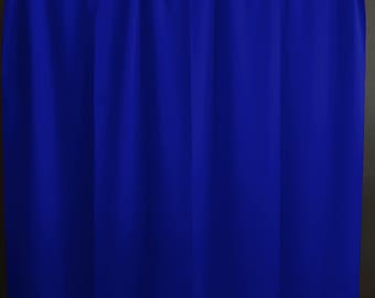Royal Blue Curtains Etsy