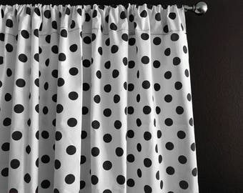 Polka Dot Curtains Etsy