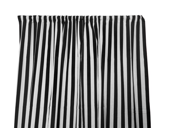 Baumwolle Vorhang Panel Gestreift Linien 1 Zoll Streifen Etsy