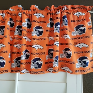 Denver Broncos Football Sport Volant oder Vorhang 58"Breit