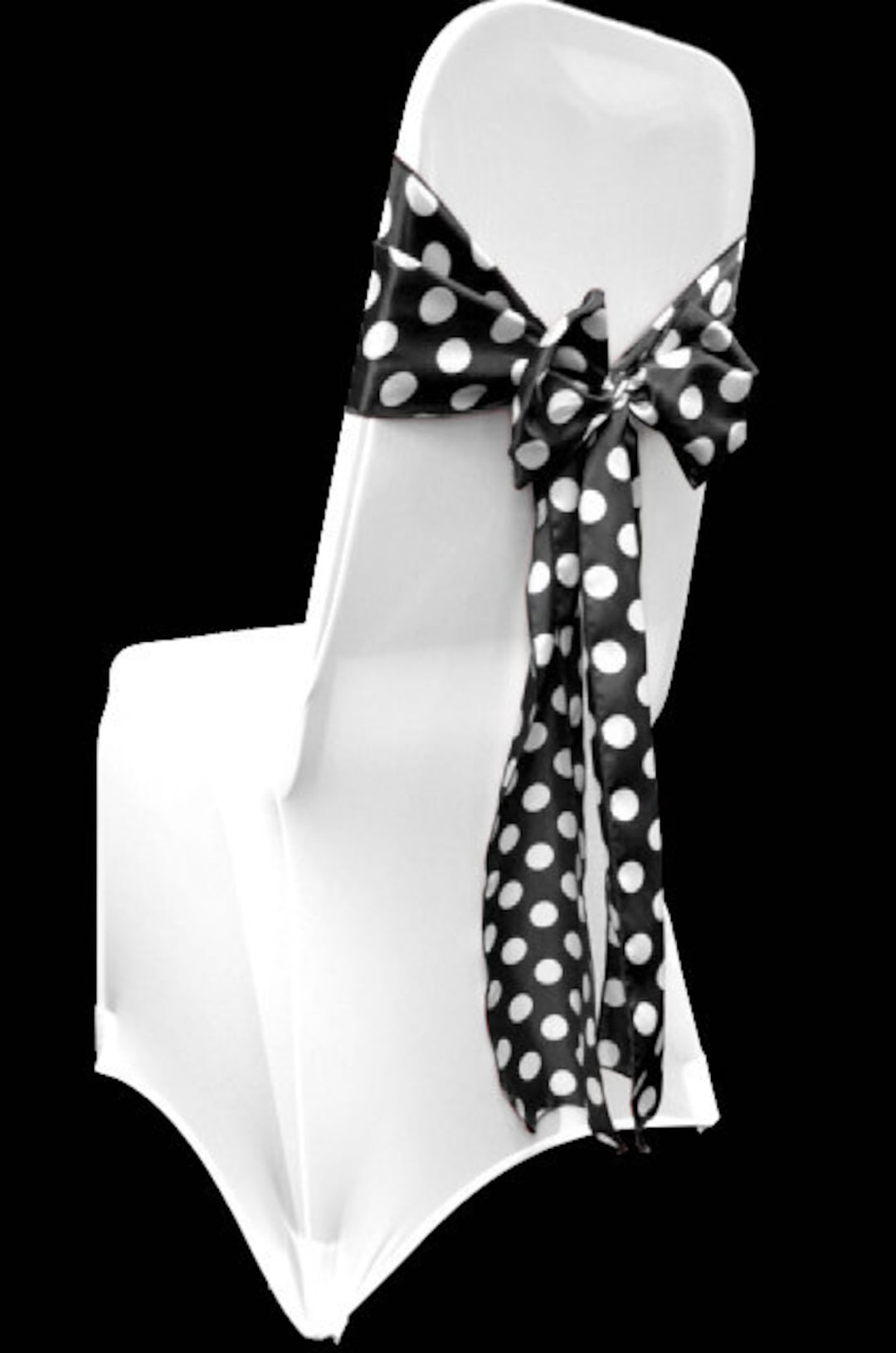 Cotton Polka Dots Chair Sashes Birthdays Weddings Parties Events Holiday  Venue Décor / 6x108 -  UK