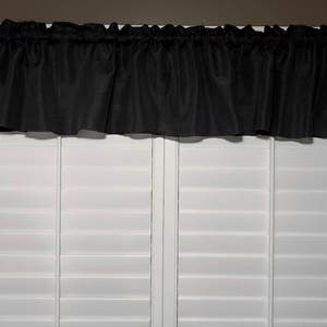 Linho de serapilheira falso para janela / Tratamento de janela / Casa / Cozinha / Quarto / Sala de aula / Jantar / RV / Cortina pequena