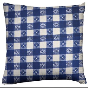 Tavern Gingham Checkered Decorative Cotton Pillow Sham Cushion Cover | Pillow Insert NOT Included |
