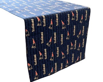 100% Cotton Football Team Sports Table Runner / Home Dining Table Décor / Sports Events / Holidays and Parties / Tailgate / Football Fans