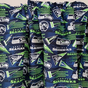 Seattle Seahawks Football Sports Valance or Curtain 58&quot; Wide