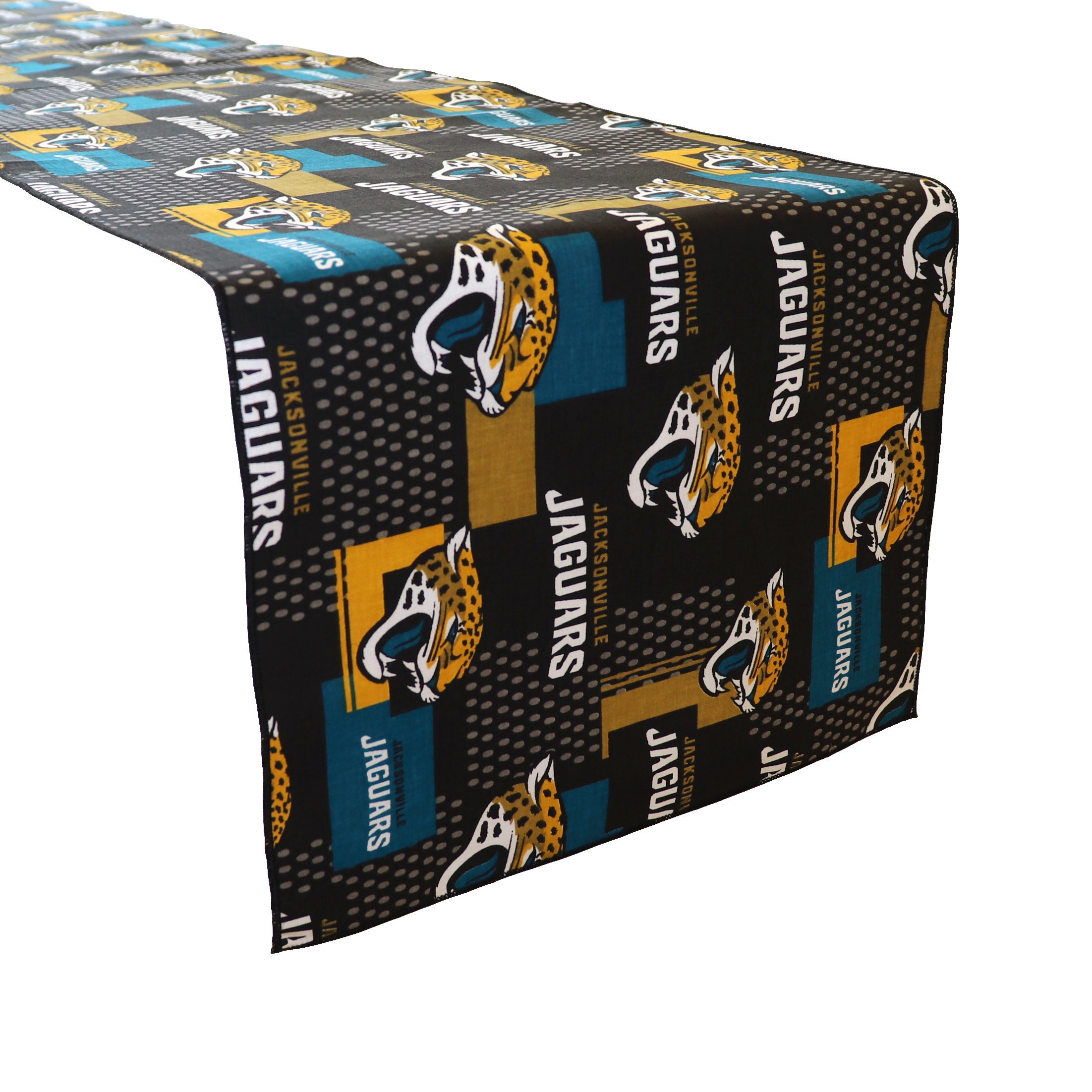 Jacksonville Jaguars 100% Cotton Table Runner / Home Dining 