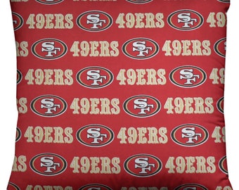 San Francisco 49ers Football Sports Team Decoratief kussen Sham Cushion Cover | Kusseninzet NIET inbegrepen |