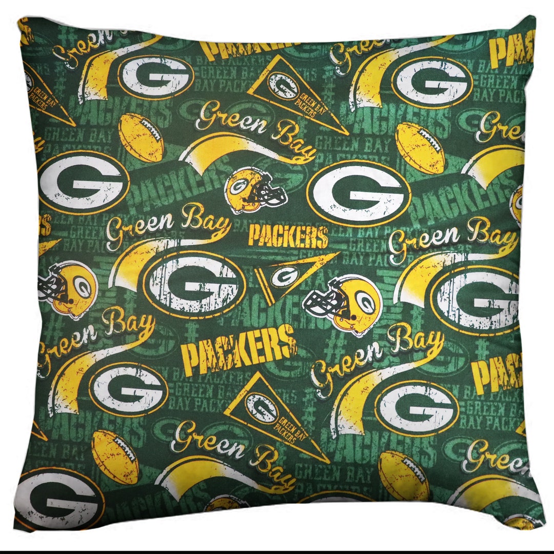 Green Bay Packers Football Sports Team Decorative Pillow Sham Cushion