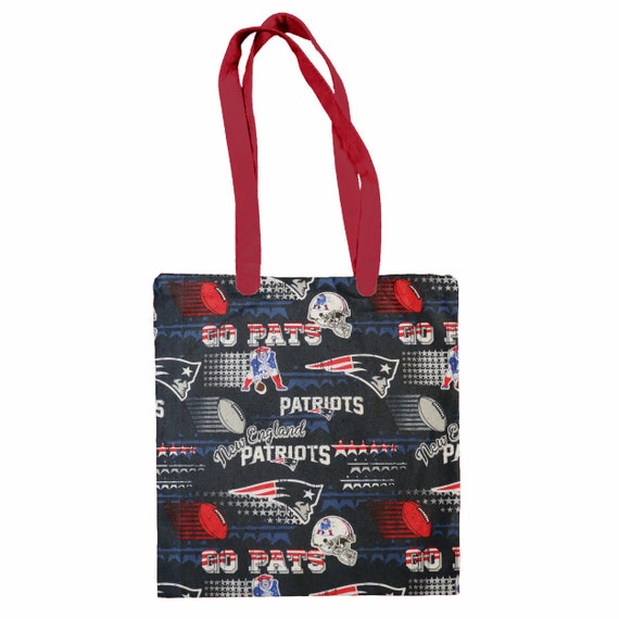 New England Patriots Cotton Canvas Tote Bag Hand Bag Etsy Canada