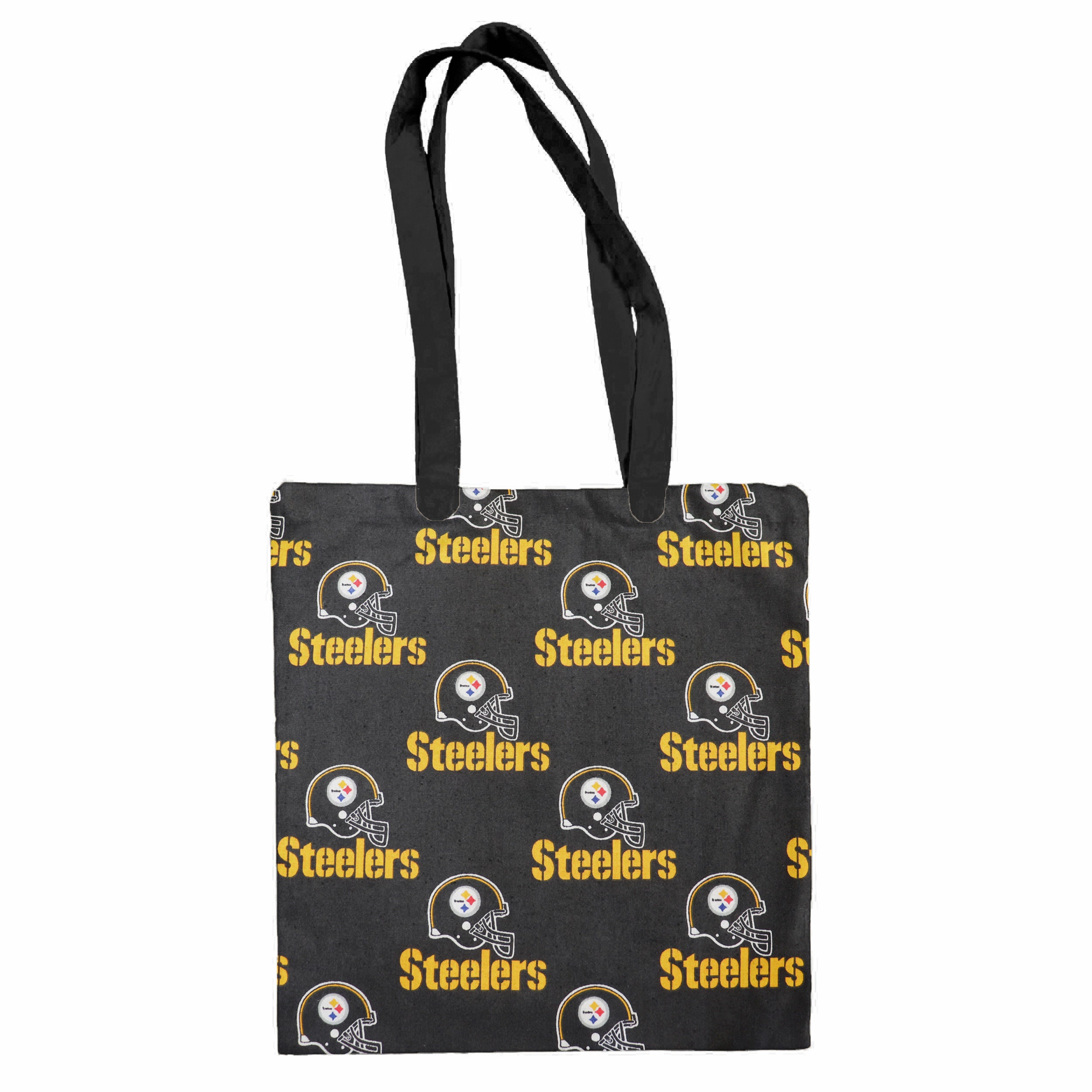 Pittsburgh Steelers Cotton Canvas Tote Bag Hand Bag Travel Bag School Grocery Beach Accessories Customizable Strap Colors Etsy