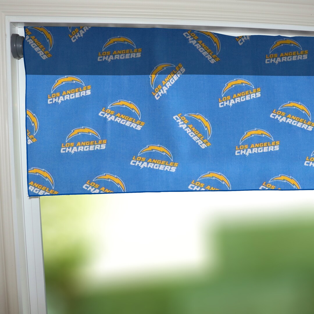 thumbnail image 2 of Kansas City Chiefs Window Valance – 58 Inches Wide, 100% Cotton, NFL Team Curtain 2 of 6