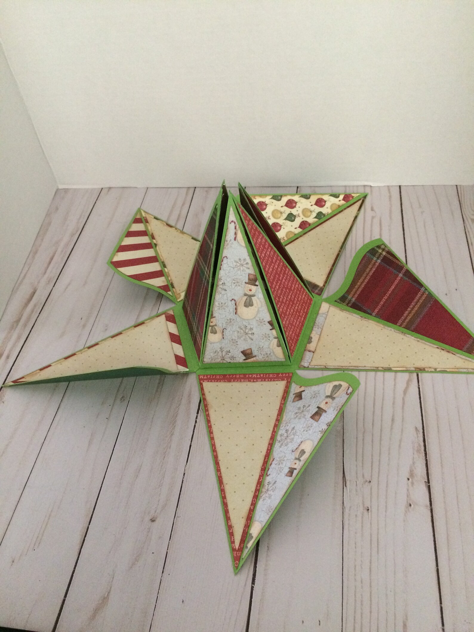 Handmade Explosion Box Christmas Tree | Etsy