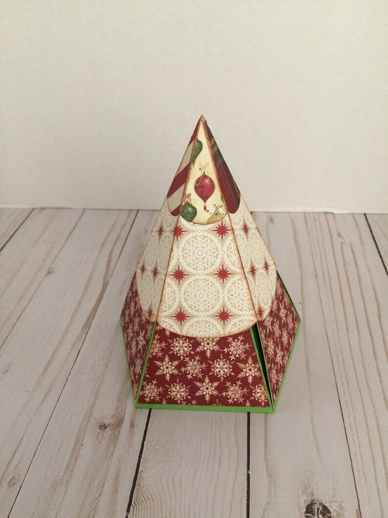 Handmade Explosion Box Christmas Tree Etsy