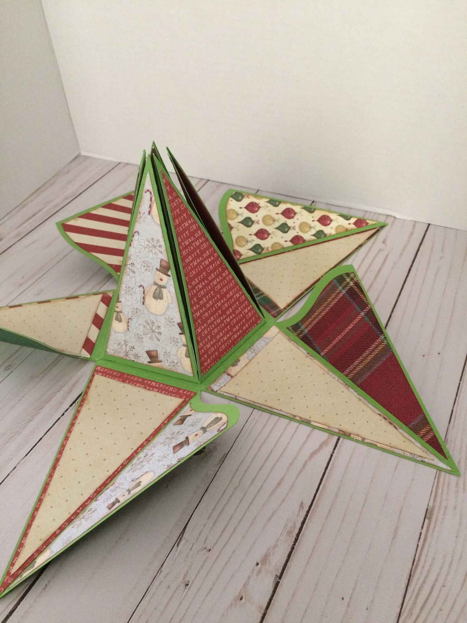 Handmade Explosion Box Christmas Tree | Etsy