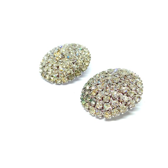 Statement Earrings Sparkly Rhinestone Earrings Vi… - image 3