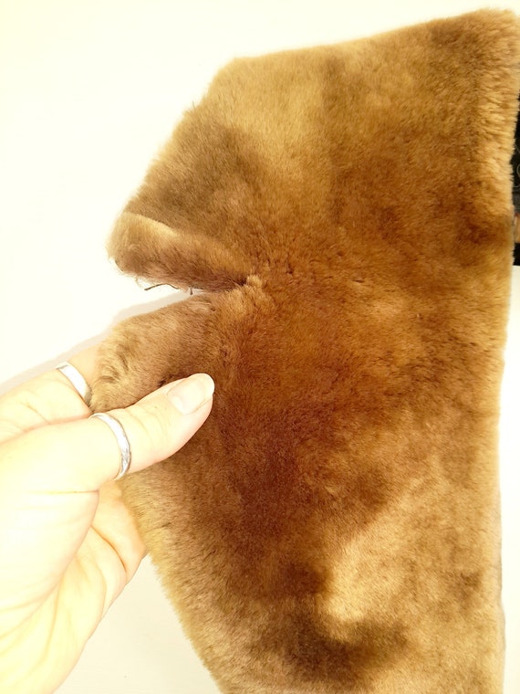 Vintage Fur Collar 1960s Lamb Fur for Coat or Jac… - image 3