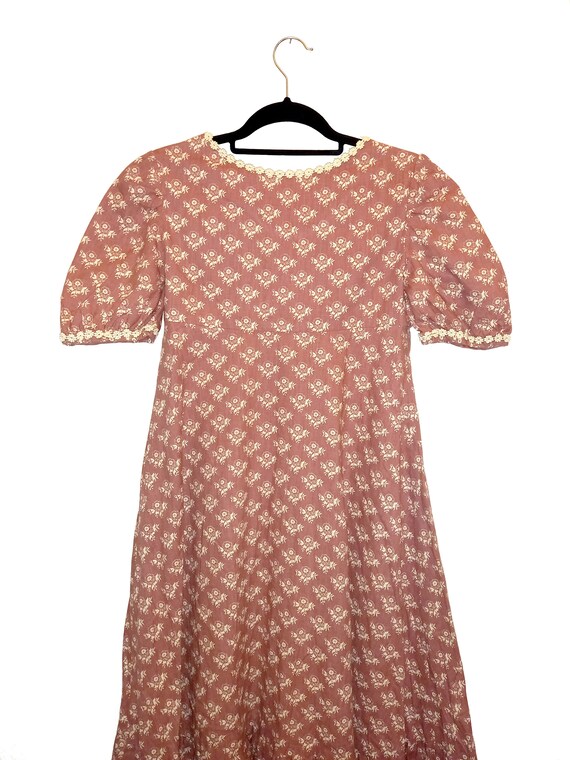 1970s Laura Ashley Dress Vintage Maxi Dress 70s C… - image 8