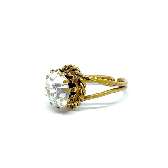 RESERVED // Vintage Cocktail Ring 1960s 70s Gold … - image 2