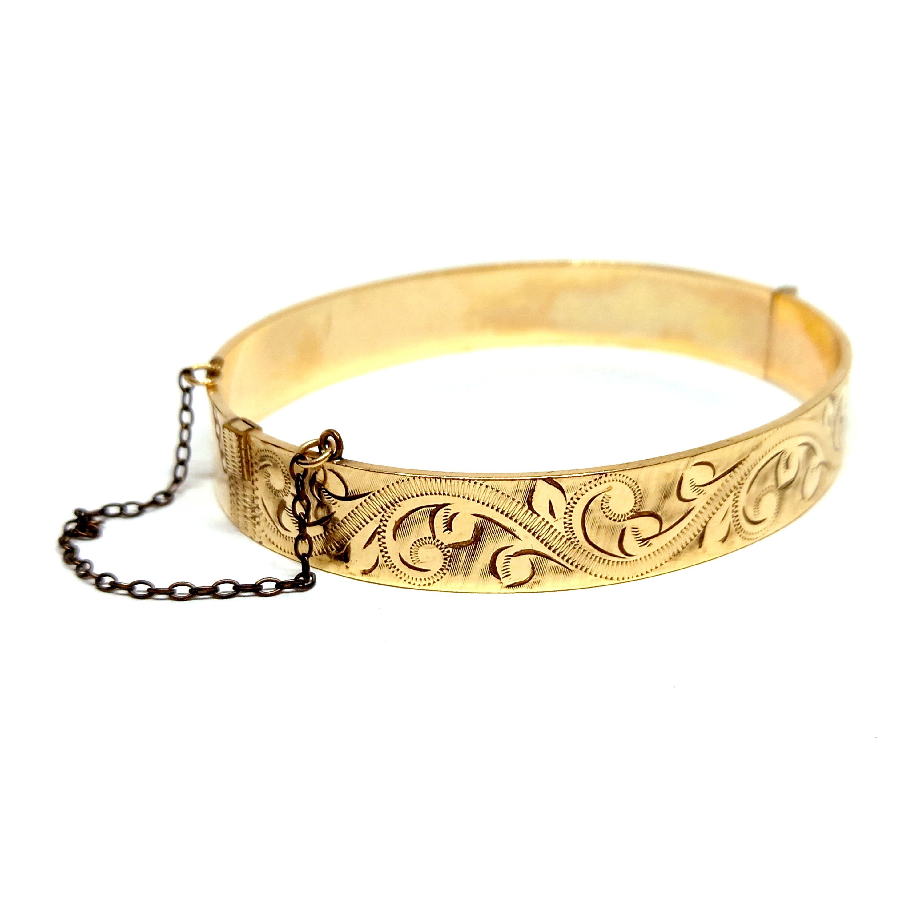 Victorian Bracelet, Antique English Bracelet, Antique Buckle Bracelet, Rolled  Gold Bracelet, Victorian Bangle Bracelet, Wedding Gift