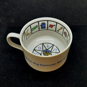 Tazza da tè per la lettura del futuro Tazza da tè Knobler Lettura delle foglie di tè Cartomanzia Curiosità