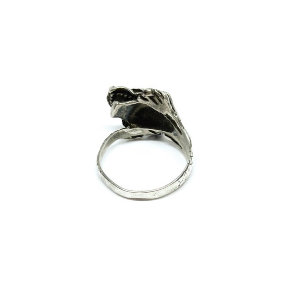 Solid Silver Dragon Ring Chinese Dragon Sterling … - image 8