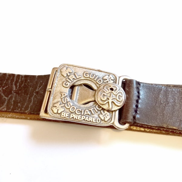 Antique Girl Guide Belt Etsy