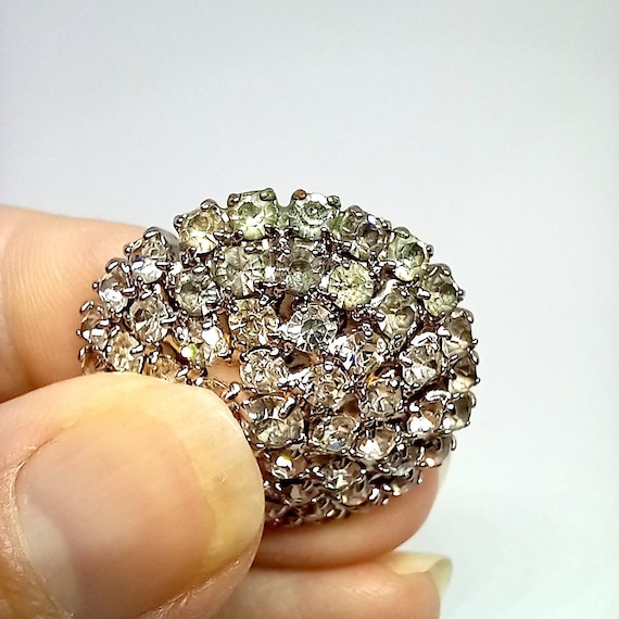 Statement Earrings Sparkly Rhinestone Earrings Vi… - image 6