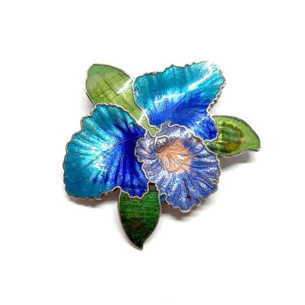 Orchid Brooch Etsy UK