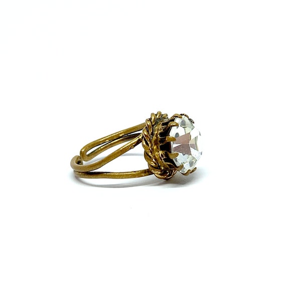 RESERVED // Vintage Cocktail Ring 1960s 70s Gold … - image 5