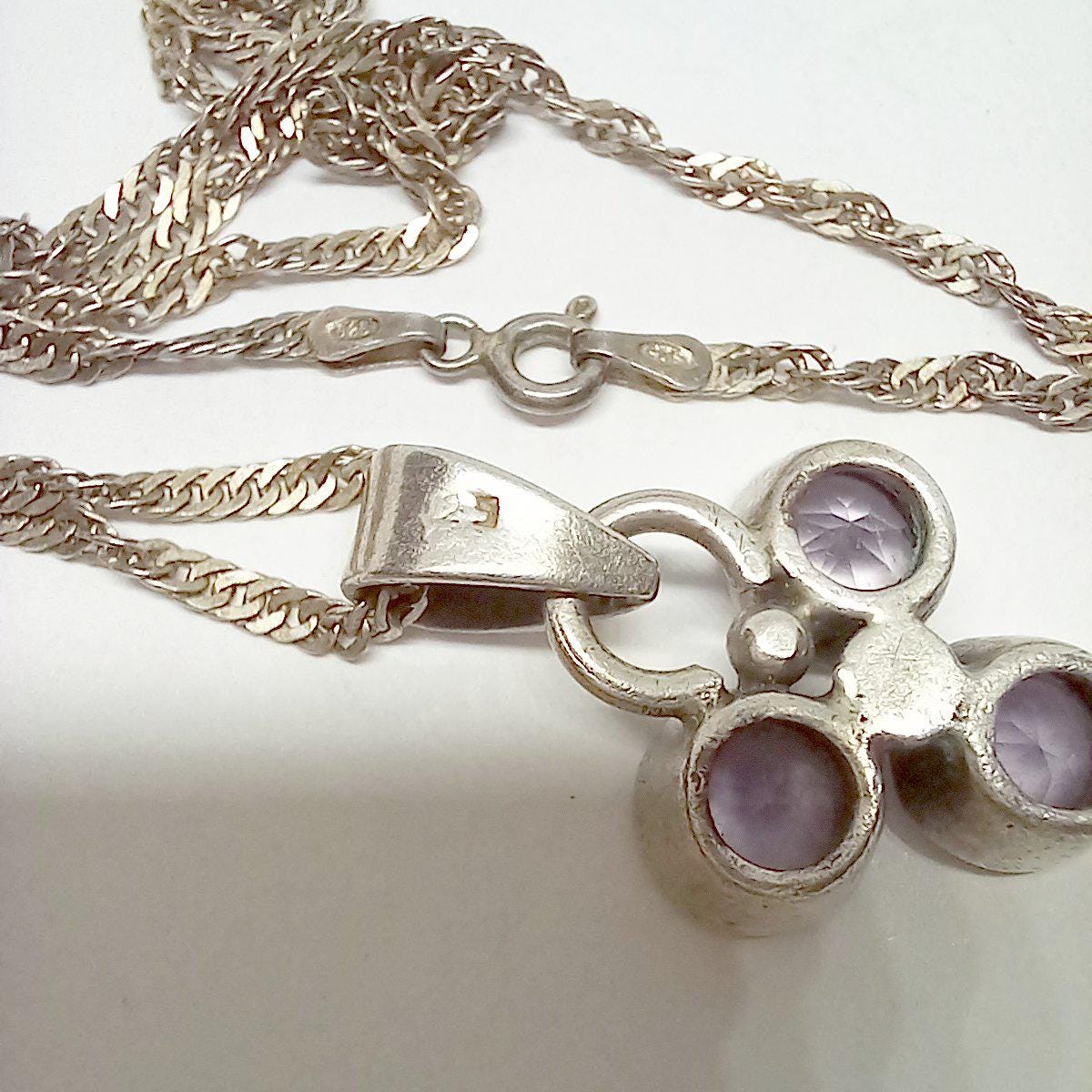 PENDENTIF AMETHYSTE Argent 925