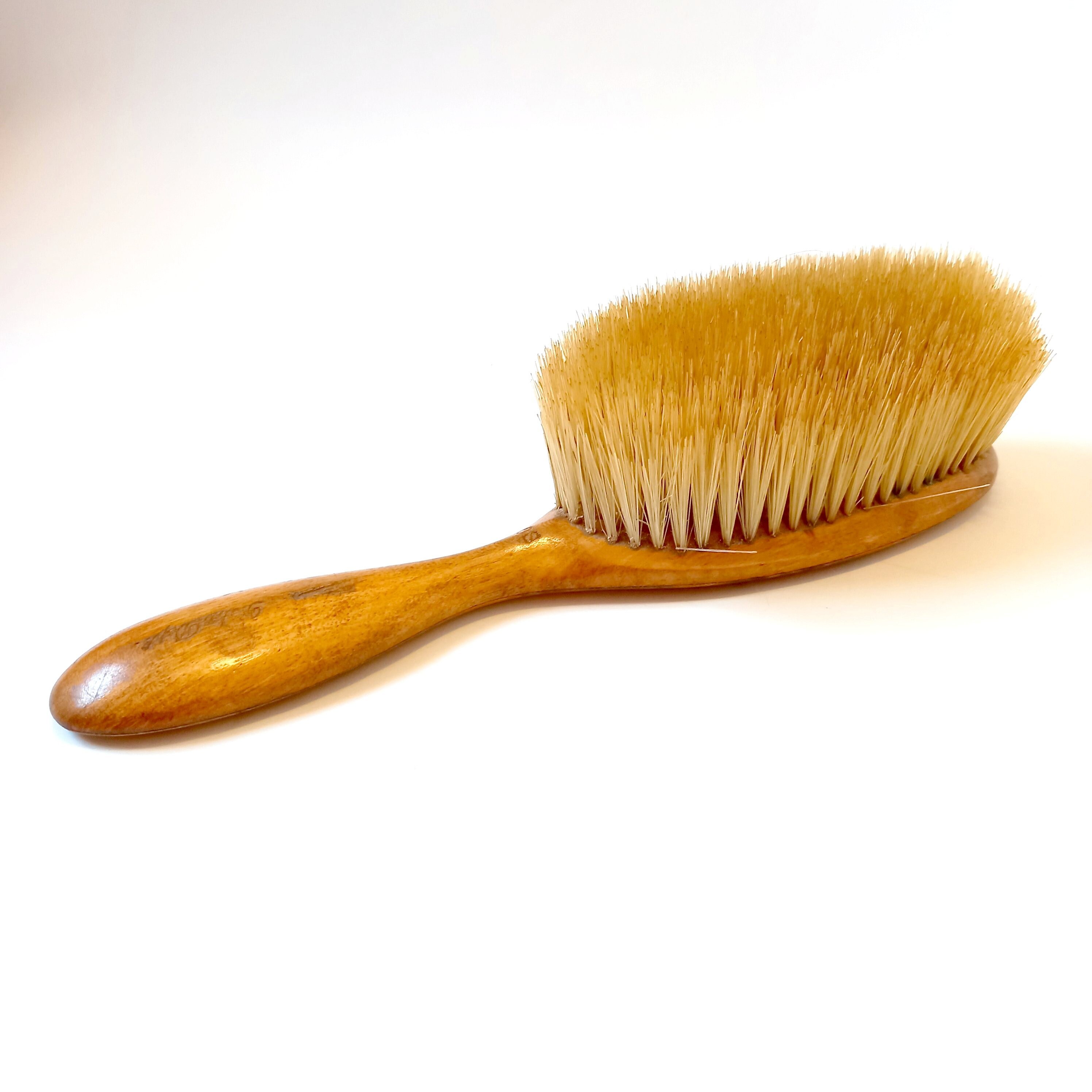 Glasgow Nylon Cleaning Brush Medium Bristles with Wood Handle- German Made | Esslinger