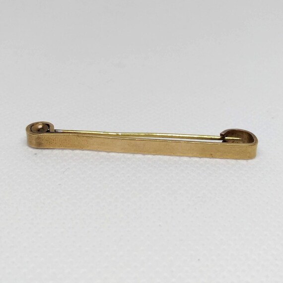 Antique Rolled Gold Bar Pin Gold Brooch Plain Classic… Gem